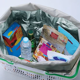 ポリエステル保冷ショッピングバッグ