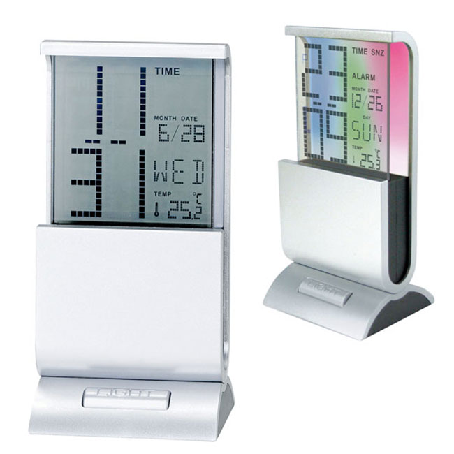 トリプルネオンカレンダークロック【在庫限り商品】（SNS-2100039）