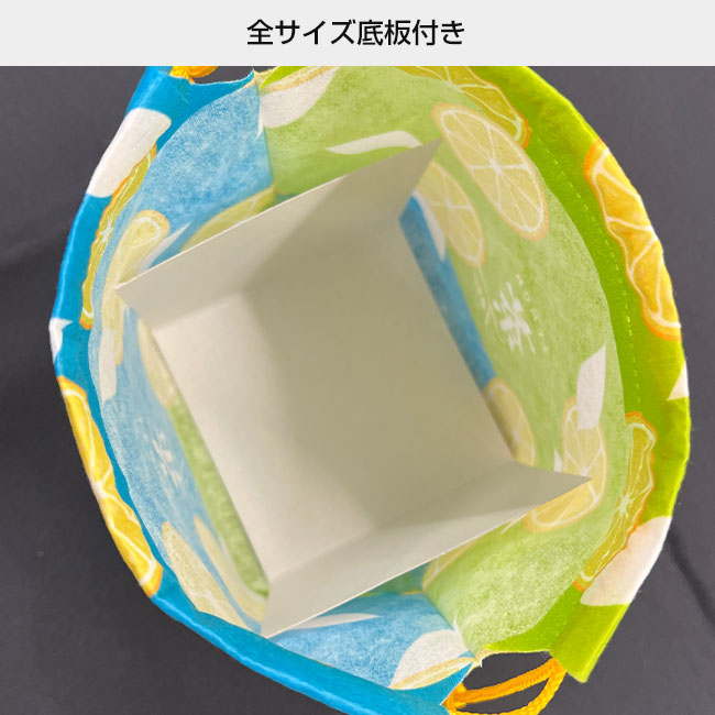 【プリント専用商品】全面フルカラー　巾着（SNS-2900001）全サイズ底板付き