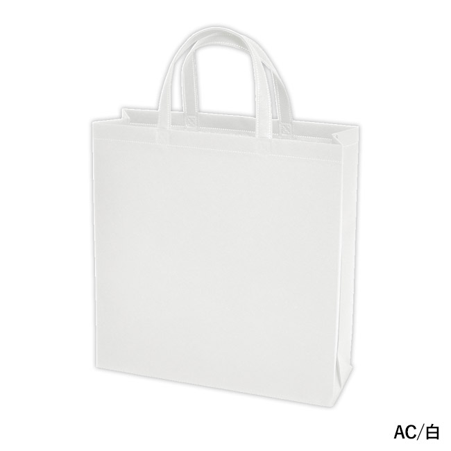 不織布バッグスクエアトート100(小)(SNS-2900008)AC/白