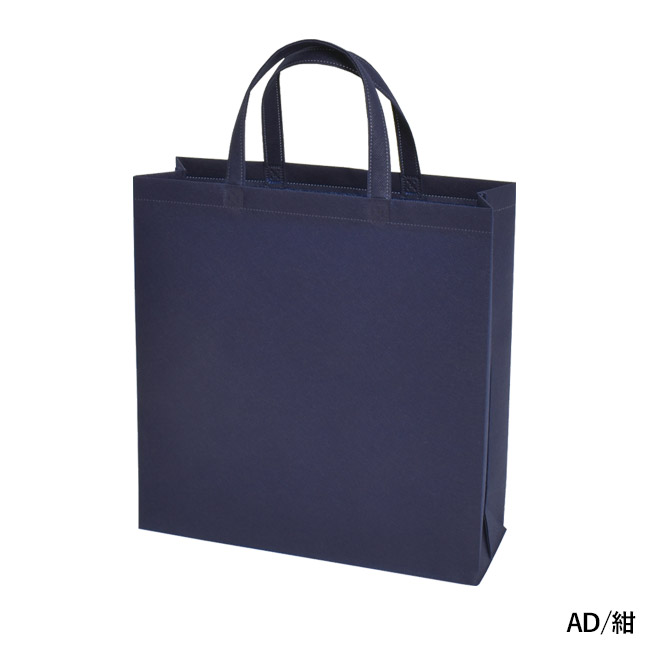 不織布バッグスクエアトート100(小)(SNS-2900008)AD/紺