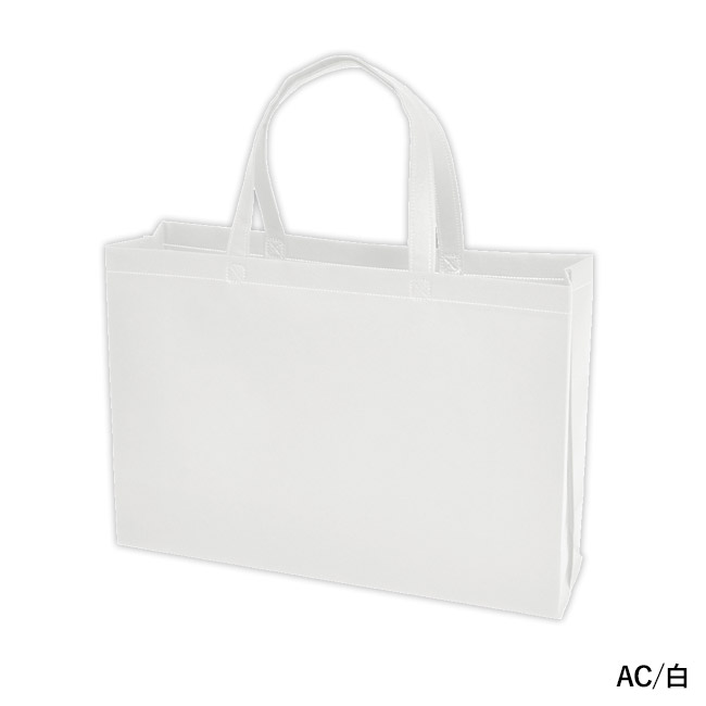 不織布バッグスクエアトート100(中横)(SNS-2900009)AC/白