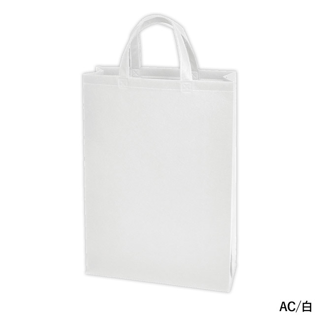 不織布バッグスクエアトート100(中縦)(SNS-2900010)AC/白