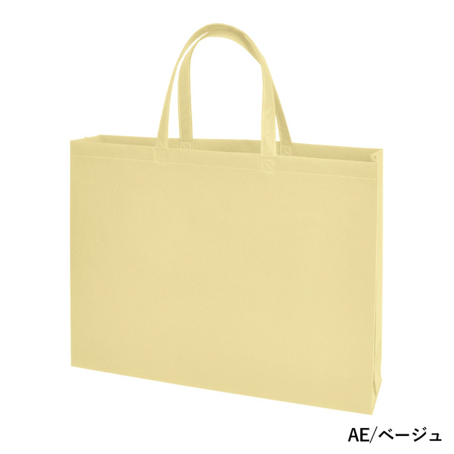 不織布バッグスクエアトート100(大)（SNS-2900011）AE/ベージュ
