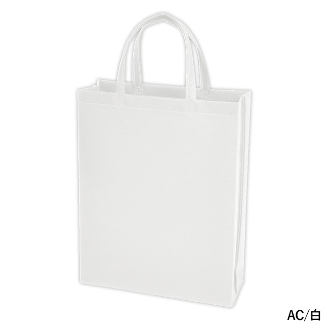 不織布バッグスクエアトート 75(A4縦)(SNS-2900014)AC/白