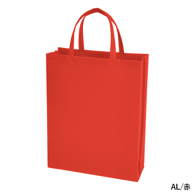 不織布バッグスクエアトート 75(A4縦)(SNS-2900014)AL/赤