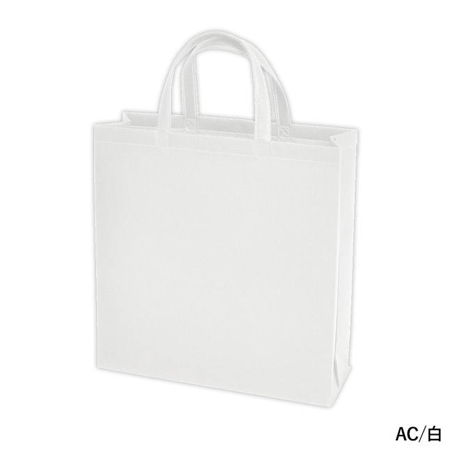 不織布バッグスクエアトート 75(小)(SNS-2900015)AC/白