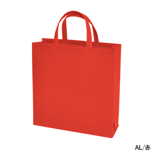 不織布バッグスクエアトート 75(小)(SNS-2900015)AL/赤