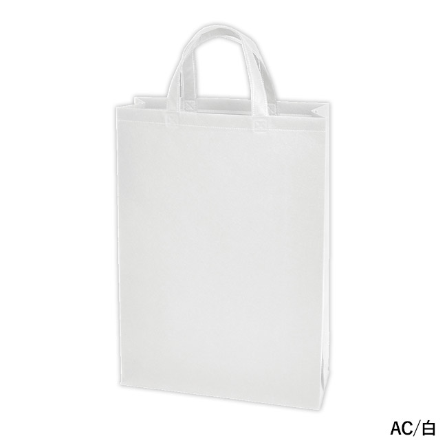 不織布バッグスクエアトート 75(中縦)(SNS-2900017)AC/白