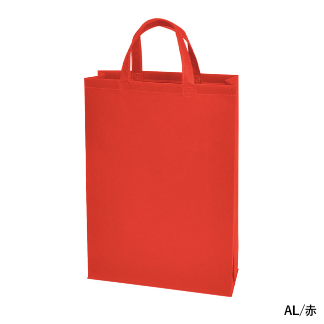 不織布バッグスクエアトート 75(中縦)(SNS-2900017)AL/赤