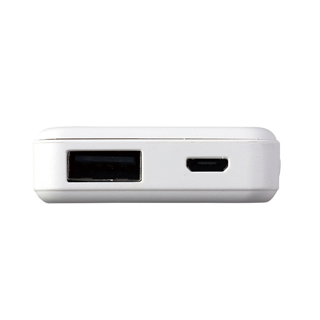 モバイルバッテリー　3000mAh（SNS-1700103）本体横