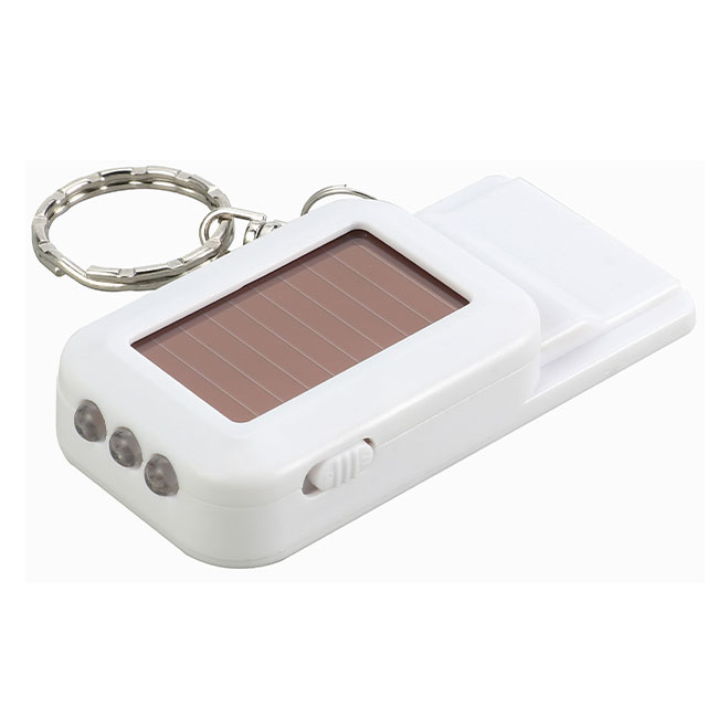 ソーラーＬＥＤ付ホイッスルキーホルダー（SNS-1700111）