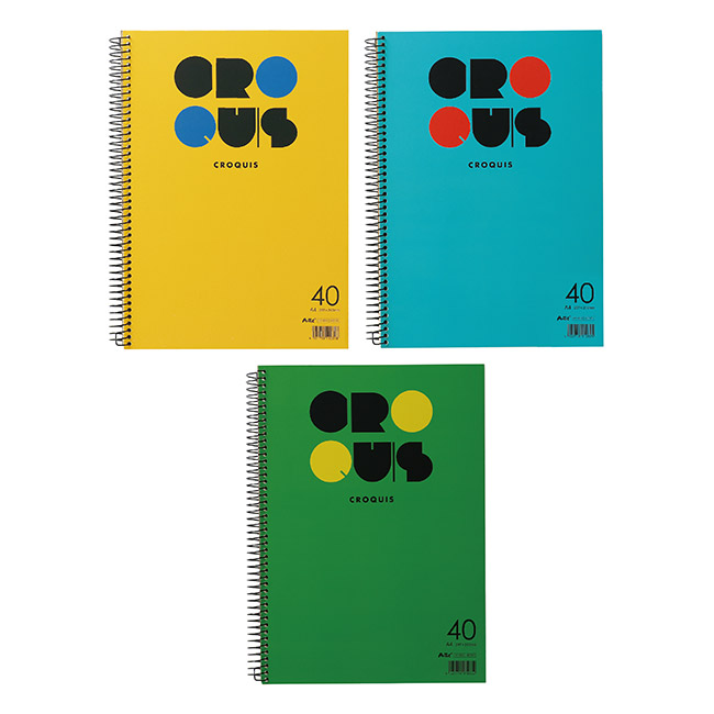 ATクロッキー帳 40（SNS-1700154）3色展開