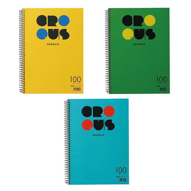 ATクロッキー帳 100（SNS-1700155）3色展開