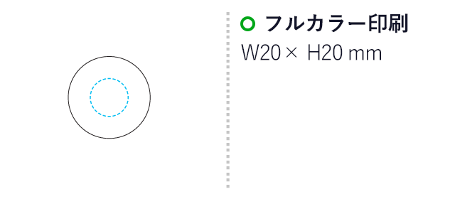 ゴルフボール3個入（SNS-1700166）名入れ画像　フルカラー印刷Φ20mm