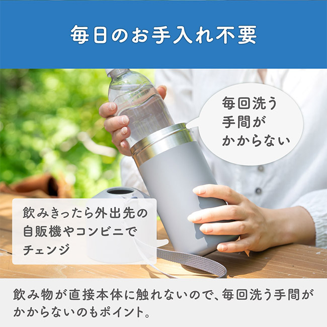 アトラス ボトルインボトル約500~650ml用OW2(3WAYストラップタイプ)(ABIB-OW2)毎日のお手入れ不要
