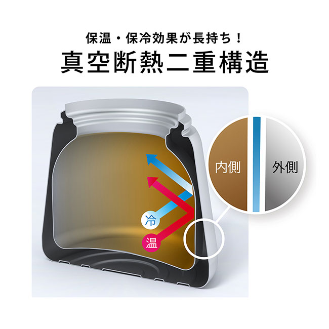 アトラス ステンレスコーヒーサーバー600ml（atACS-602）保温・保冷効果が長持ち！真空断熱二重構造