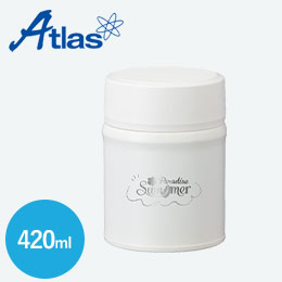 アトラス フードポット400ml（中栓付）【在庫限り商品】