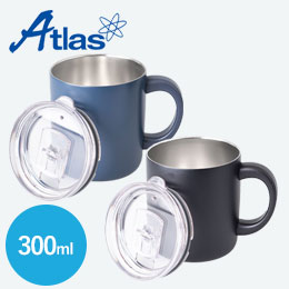 アトラス スライド蓋付きマグカップ300mL