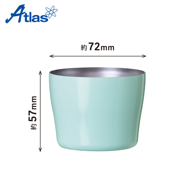 アトラス　Sinqs アイスクリームカップ150ml （AIC-150）商品サイズ