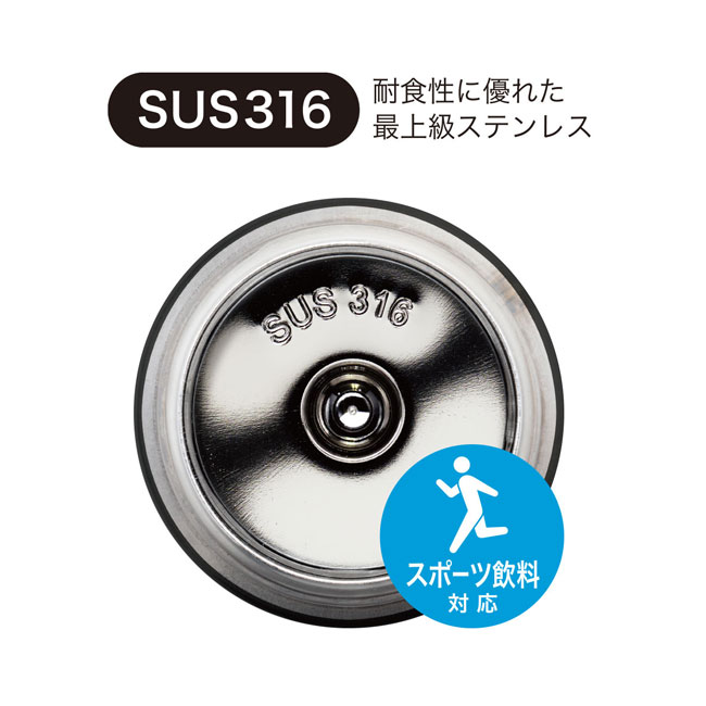 アトラス Airlist 超軽量ワンタッチボトル 500ml【ARNW】（ARNW-500）スポーツ飲料対応