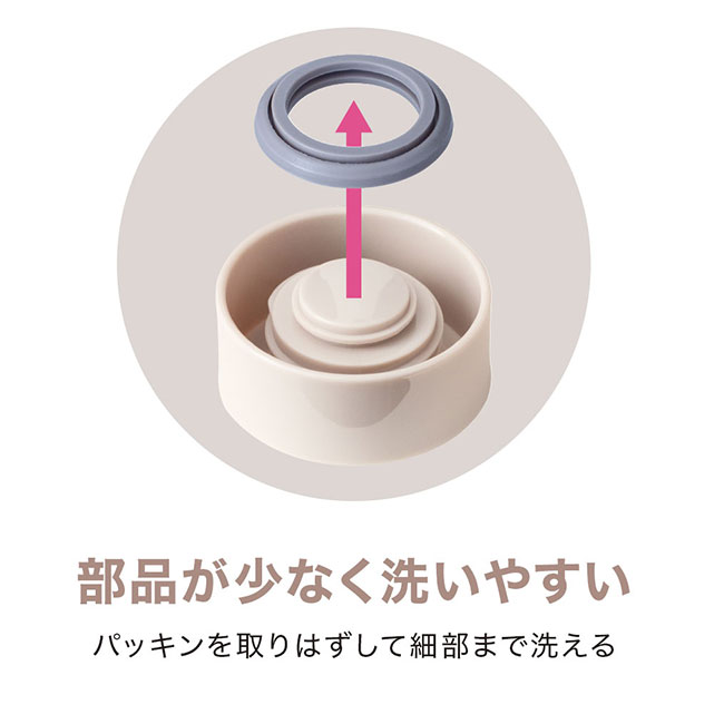 アトラス Airlist 超軽量スリムボトル 400ml （atARSS-400）パッキンを外して洗えます！