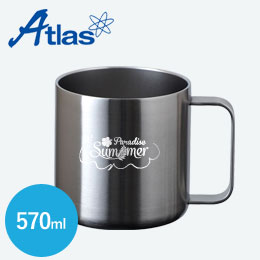 アトラス オールステンレスマグカップ 570ml