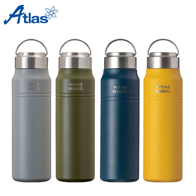 アトラス Wens ハンドル付きスクリューボトル スリムタイプ 700ml（AWPB-701）本体カラー展開