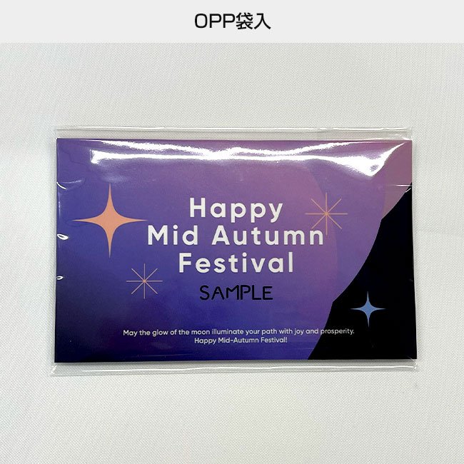 オリジナルふせん 表紙カバー付W130×H80mm 付箋6本タイプ（SNS-3000017）OPP袋入