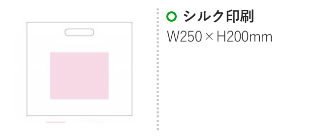 3WAY キャンバスショルダートート(en100-C)名入れ画像　シルク印刷 縦200×横250mm