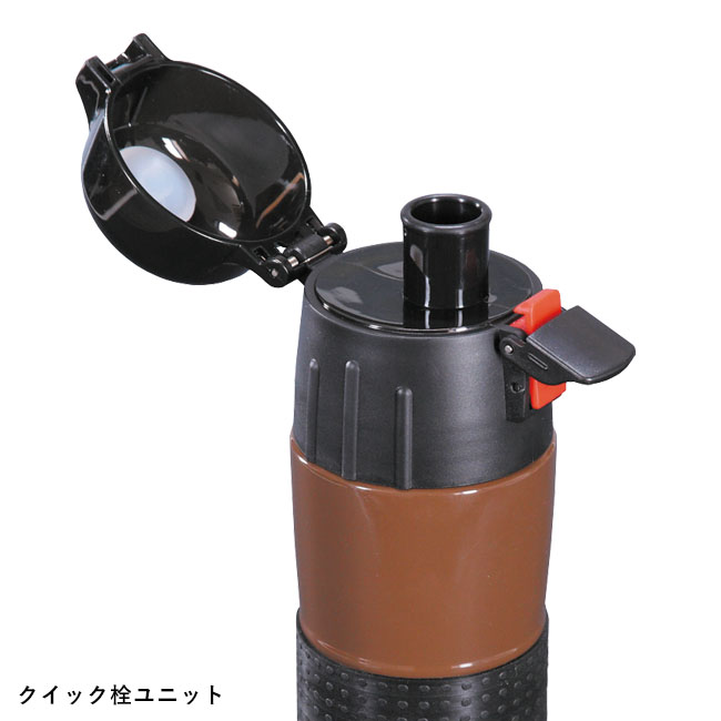 2WAY真空ステンレスボトル470ml（5953-65）クイック栓ユニット