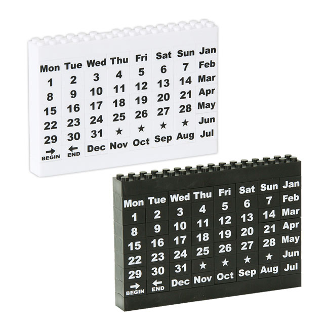 モノトーンブロックカレンダー（6252-60）