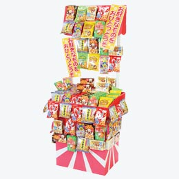 ディスプレイ台とお菓子のセット