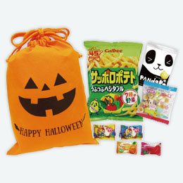 ハロウィンお菓子巾着 OK40