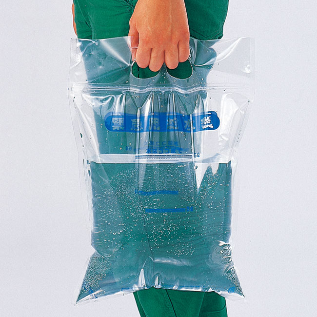 緊急用給水袋(5L/1P)（heE-006-J）使用例