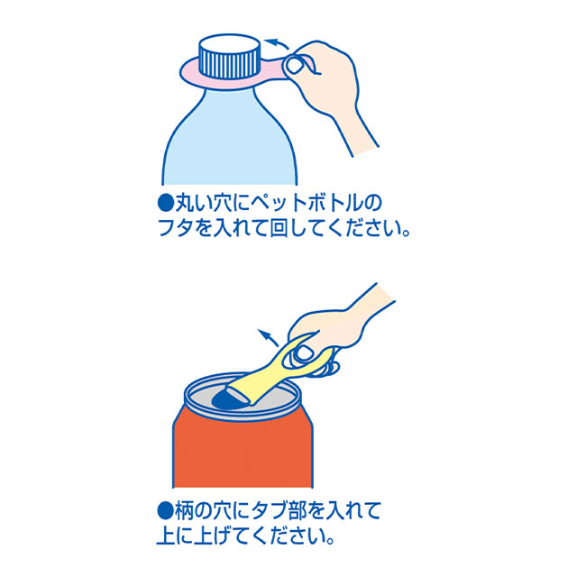 再生ペット万能オープナーホルダー(heV-012-JC)使用方法