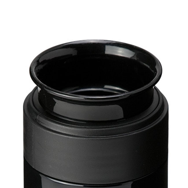 ステンレスサーモボトル(250ml)(黒)(hi044342)飲み口イメージ