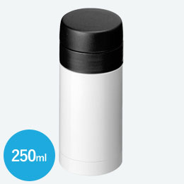 ステンレスサーモボトル(250ml)(白)【在庫限り商品】