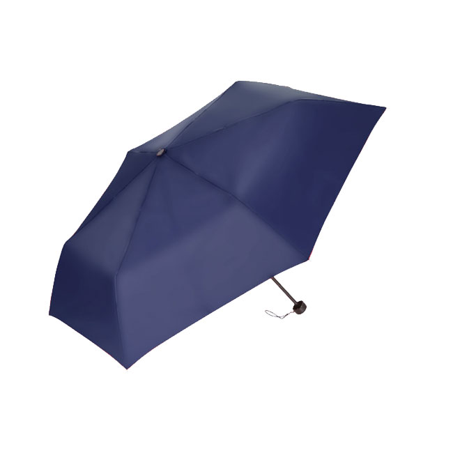 折りたたみ傘(55cm×6本骨耐風仕様)(ネイビー)（hi116643）
