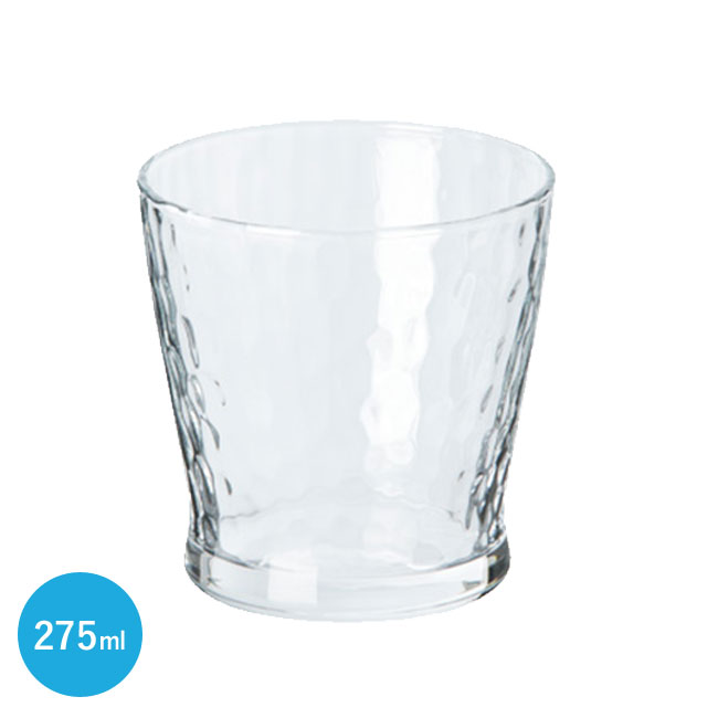 炭酸水グラス(フリーカップ)(275ml)(クリア)(hi121852)
