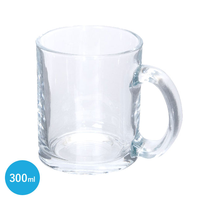 hi165948 昇華転写対応グラスマグ(300ml)クリア商品画像
