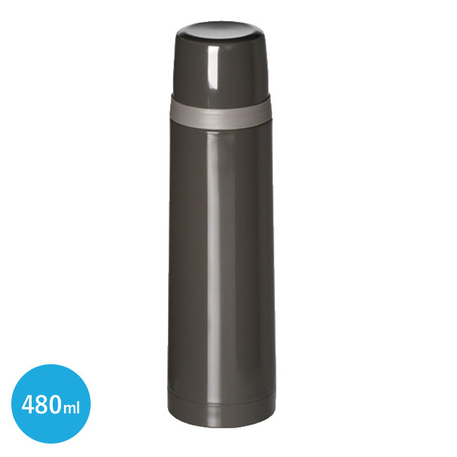 ステンレスボトル(480ml)(黒)（hi191442）