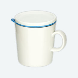 蓋付セラミックマグ(300ml)(ブルー)