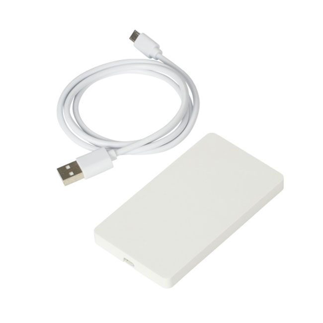 Qi(チー)対応ワイヤレス充電器(白)（hi205941）本体、USBケーブル