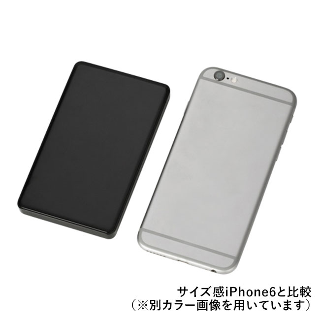 PSEバッテリーチャージャー(光沢タイプ)4,000mAh(白)（hi211546）iPhoneと比較