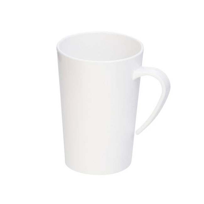 フルカラー対応R-PETマグカップ(400ml)(白)（hi254901AA）