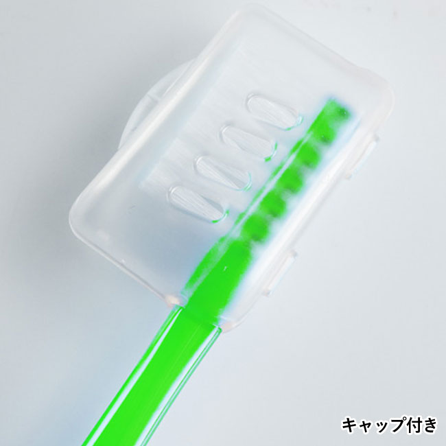 カラフル歯ブラシ(キャップ付)（SNS-1400050）キャップ付き