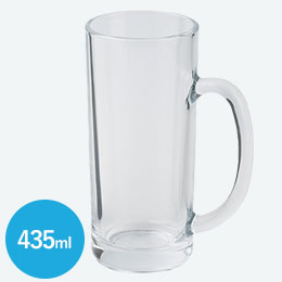 ビールジョッキ（435ml）　クリア