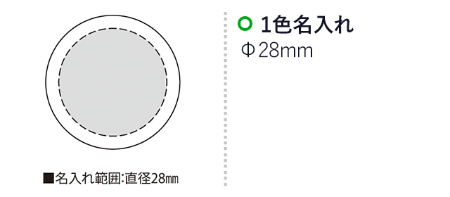 コロ愛（SNS-2300129）名入れ画像　名入れ範囲　直径28ｍｍ