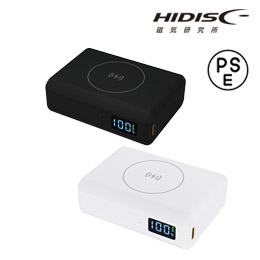 HIDISC 卵サイズで PC も充電可能なモバイルバッテリー PD45W対応